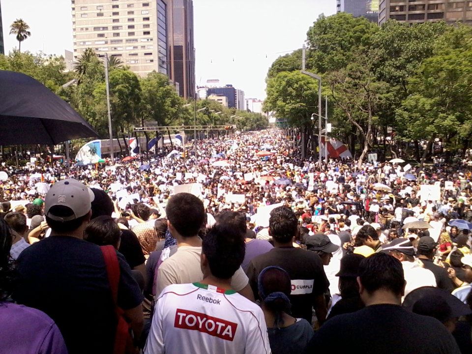 #YoSoy132 Estudiantes a la calle contra EPN